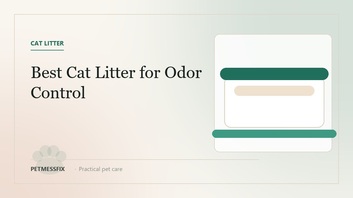 Best Cat Litter for Odor Control: What Actually Works
