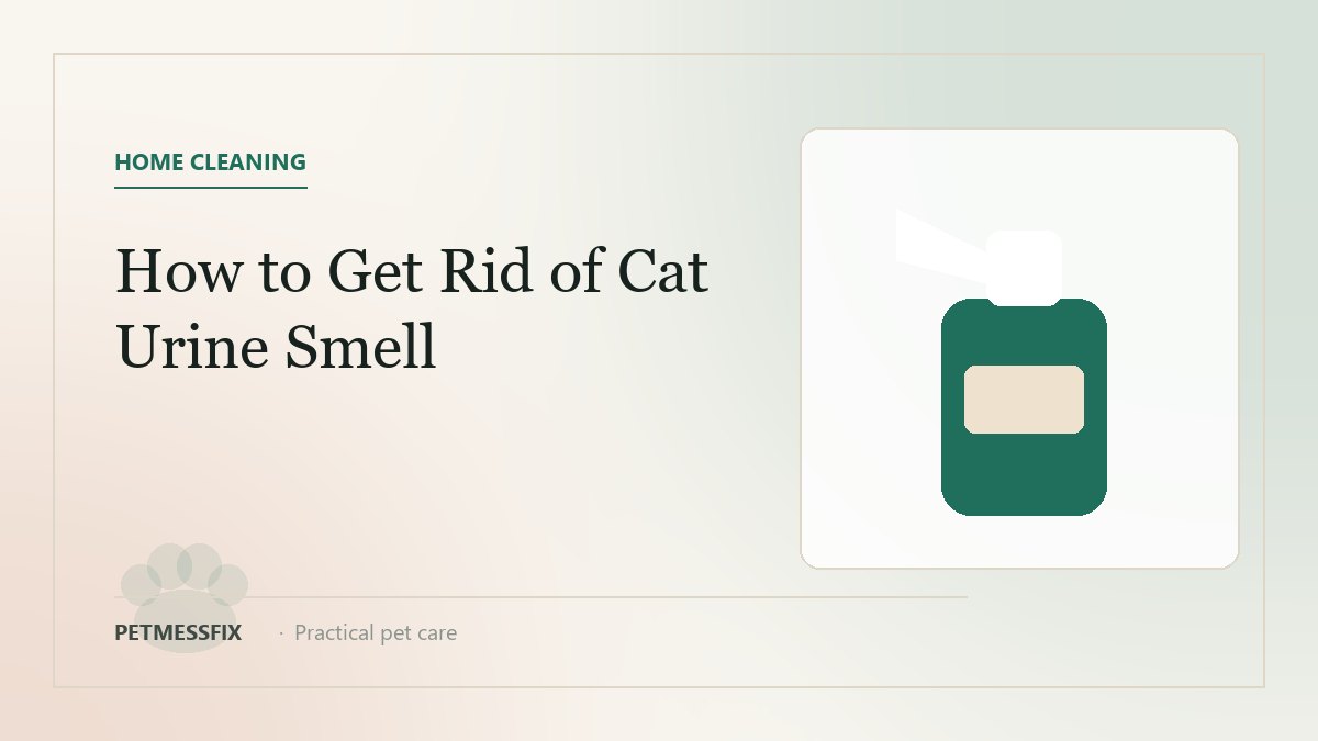 How to Get Rid of Cat Urine Smell: A Complete Cleaning Guide