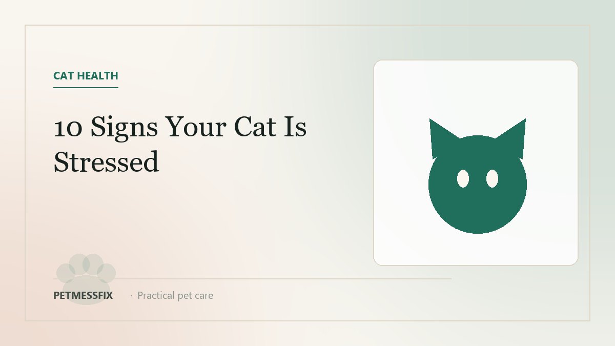 How to Tell If Your Cat Is Stressed: 10 Signs to Watch For