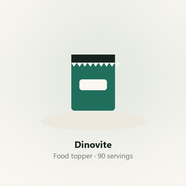 Dinovite Probiotics for Large Dogs — Probiotic Food Topper