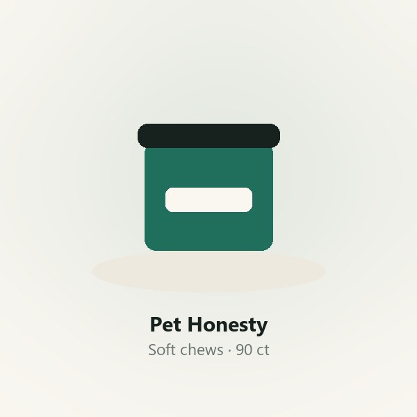 Pet Honesty Dog Probiotics Chews for Gut & Digestive Health (Pumpkin)